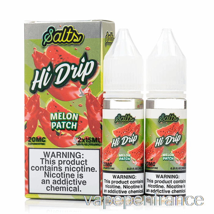 Patch Melon - Sels Haute Goutte - Stylo Vape 30 Ml 50 Mg
